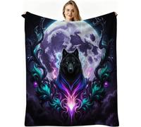 Dozrmey Manta Extra Grande, Lobo Morado, 220x240 cm, AQ4337