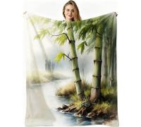 Dozrmey Manta para Sofá Grandes 180x220 Planta Gris, Manta Suave de Franela y Microfibra para Cama 105, 3D Impresión Mantas de Sofa para Hogar Oficina Viaje, 180x220 cm, AW532