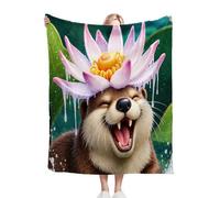 Dozrmey Mantas para Sofas Grandes 220x240 Nutria MarróN, Mantas para Cama 150 de Franela para Adultos y Adolescentes, Mantas Polar para Sofá Grande Fácil de cuidar N107