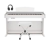 DP-10X Digital Piano by Gear4music Bench Pack White