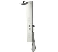 DP GRIFERIA Granada - Columna de Ducha hidromasaje, Color Plateado