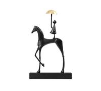 dP3sQ8mXjN Decoración de Escritorio Escultura de Caballo Arte Abstracto con Figura Moderna, decoración for Mueble Vino, Sala Estar, TV, Porche, luz Lujo