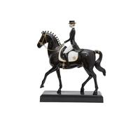 dP3sQ8mXjN Decoración de Escritorio Escultura de Figura equitación Sencilla, Adorno Caballo for el hogar, decoración for Sala Estar y Estudio(Negro)