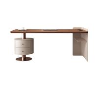 dP3sQ8mXjN Escritorio Escritorio Moderno con 2 cajones y Tomas de Corriente, estación Trabajo for PC estantes Almacenamiento(L)