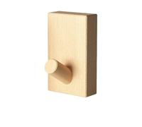 dP3sQ8mXjN Percheros de pared Gancho de madera nogal, colgador colgante, ganchos pared sin perforaciones, estante almacenamiento en habitación, gancho decoración for llaves y toallas casa(Beige)