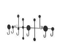 dP3sQ8mXjN Percheros de pared Perchero creativo de pared for entrada, metal, for colgar abrigos, chaquetas, ropa y sombreros(Negro,Grande)