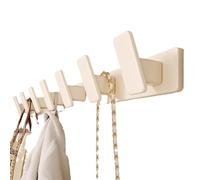 dP3sQ8mXjN Percheros de pared Perchero montado en la pared - Ganchos de resistentes con 7 ganchos for colgar, toallero for abrigo/sombrero/toalla/monedero/llave/entrada