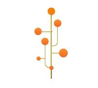 dP3sQ8mXjN Percheros de pared Percheros Perchero montado en la pared, colgante de entrada, metal Ganchos decorativos creativos Riel for abrigo, bolso, toalla, sombrero