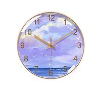 dP3sQ8mXjN Reloj de Pared Reloj de Pared Arte Creativo y Minimalista, Reloj Decorativo Moderno silencioso for Dormitorio, 10 pulgadas/12 pulgadas/14 Pulgadas(14inch)