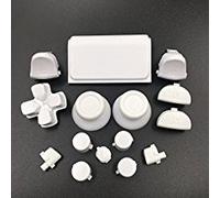 Dpad R1 L1 R2 L2 - Pulsadores de botón para Sony PS4 Pro JDS040 JDM 040 Controlador Dualshock 4 Pro, Color Blanco