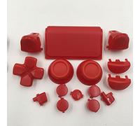 Dpad R1 L1 R2 L2 - Pulsadores de botón para Sony PS4 Pro JDS040 JDM 040 Controlador Dualshock 4 Pro Rojo