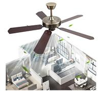 DPAOZPO Ventilador de Techo Con Control Remoto, Ventiladores de Techo Silenciosos Para Sala de Estar, Ventilador de Techo Industrial Grande(1300mm)