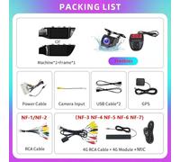 DPBXQ Android 12 Head Unit 2 DIN 9 Pulgadas para Kia Carens UN 2006-2012 Navegación Cámara De Respaldo Estéreo De Coche Audio FM/Am/RDS Radio Video Player WiFi Bluetooth SWC,K2 4 Core WiFi 1G+32G