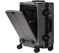 DPCDAN Maleta de Cabina Maleta de Equipaje con Apertura Frontal, Resistente a la presión y a Las caídas, con Amortiguador y Puerto de Carga USB Cabina Trolley
