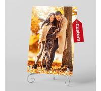 DPDP Marcos de Fotos Personalizados Metálicos Regalos Personalizados con Foto para Enamorados, Familiares y Amigos