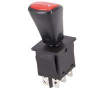 DPDT KCD46046P Interruptor basculante deslizante de 6 pines con cierre para control de detención hacia adelante, 125 V 250 V nominal