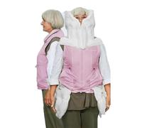 DPDZSW Chaleco Anticaída Inteligente para Personas Mayores.Chaleco Anticaídas Portátil con Aplicación para Ver Datos Ejercicio. Se Activa En 0,08 S Y Ofrece Protección Total 270° Female(Pink)-2XL