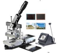DPDZSW Máquina para Hacer Imanes De Nevera, Máquina para Imanes Fotográficos DIY, Máquina para Hacer Insignias, Cortadora De Papel Y 100 Piezas De Material 65×90mm(2.5×3.5in)