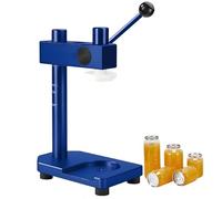 DPDZSW Máquina Selladora De Vasos,Máquina Selladora Manual De Latas, Sellado 1-2 S, Altura Ajustable, Máquina Cerradora De Vasos De Aleación De Aluminio para Sellado Doméstico/Comercial Blue