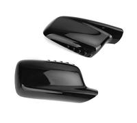 DPEDFVXVMR Carcasa Espejo para E46 E65 E66 745i 750i Tapa De La Cubierta del Espejo Retrovisor Lateral Izquierdo Derecho Negro 51167074236 51167074235 Funda Retrovisor(Black)