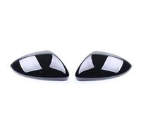 DPEDFVXVMR Carcasa Espejo para Golf VII MK7 para GTI 2014-2018 ala De Puerta Izquierda Derecha Cubierta De Espejo Retrovisor Tapa De Fibra De Carbono Negro Funda Retrovisor(Black)