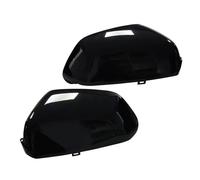 DPEDFVXVMR Carcasa Espejo para Polo MK4 9N 2005-2009 Tapas De Cubierta De Espejo Retrovisor De Puerta De ala Negra Brillante Izquierda Y Derecha 1Z0857537 1Z0857538 Funda Retrovisor