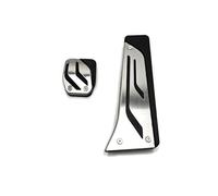 DPEDFVXVMR Cubierta Pedales Antideslizante 1 Uds RHD Pedal Acelerador Combustible Coche Reposapiés Freno Cubierta Pedal Accesorios para M3 M2 M5 M4 M6 F80 F87 F10 F82 F12 Pedalera Coche(AT 2pcs)