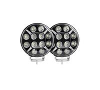 DPEDFVXVMR Faros Delanteros Universal 9 Pulgadas E9 LED Luz Antiniebla Forma Redonda Amarillo Blanco DRL 12V 24V para Tractor 4X4 Coche Todoterreno Piloto Delantero Coche