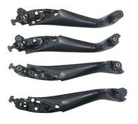 DPEDFVXVMR Maneta Interior Puerta para 5 Series para G30 para 520i para 530e 2017-2022 Manijas Interiores De Manija De Puerta De Coche De Fibra De Carbono 4 Piezas Manija Puerta Interior