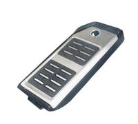 DPEDFVXVMR para Cayenne 2020-2024 LHD Pedal De Freno Y Acelerador De Gas | Cubre Pedales Cubierta Del Pedal Antideslizante Del Reposapiés Acero Inoxidable