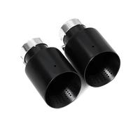 DPEDFVXVMR Punta Silenciador 2 Pieza para Golf 7 para MK7 para GTI para Golf R Punta Escape Simple Acero Inoxidable Punta Silenciador Boquilla 63 Mm Tubo Escape Terminal Escape(ID54MMOD101MM)