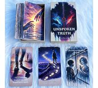 Dpehakmk non detto veritΰ oracle mazzo di carte Oracle per principianti 54 carte mati amore e ombra lavoro Oracle Cards for Love Breakups Healing int