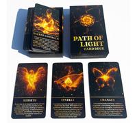 Dpehakmk Path of Light Orale Deck Spiritual Oracle Cards Relaciones de la vida Cards para principiantes Curacin Oracle Deck para el desarrollo espir