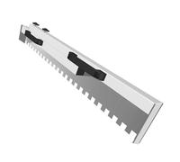 DPFCYBS Llana Dentada De Acero Inoxidable Herramientas para Alicatar 30-90cm Ajustable Peine para Mortero(Size:Cuadrado)