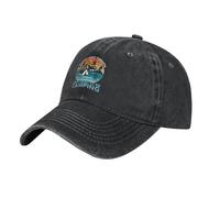 DPgUfPV Gorra de béisbol para adulto, estilo camionero, con texto en inglés "I Love Teach Math", I Just Need to Go Camping1, Talla única