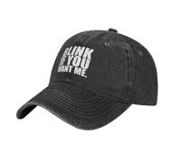 DPgUfPV Gorra de béisbol vintage para adulto, diseño de camionero, con nombre Bob, edición limitada, divertida gorra de vaquero, Blink If You Want Me, Talla única