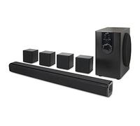 DPI iLive Sistema de Cine en casa 5.1 con Bluetooth, 6 Altavoces envolventes, Montaje en Pared, Incluye Control Remoto, Negro (IHTB159B)