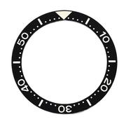 DPIPUBZSZ 1 Pieza de Inserto de Bisel de cerámica de 31,2-39,2 mm for Reloj de Buceo con Movimiento NH35 NH36, Reloj automático for Hombre, C3, superluminoso.