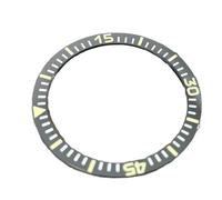 DPIPUBZSZ 1 Pieza de Repuesto for Reloj de 37,6/31 mm, Inserto de Bisel de cerámica Negra, Verde Luminoso, Apto for Caja de Reloj de Buceo.