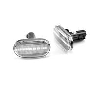 DPIPUBZSZ 2 uds 12V luces intermitentes de posición lateral coche señal giro indicador accesorios dinámicos for Chevrolet for Cruze for Suzuki for Jimny for Mazda(Dynamic Crystal)