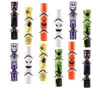 DPKOW 12 Cajas de Dulces de Halloween con Forma de Calabaza, arañas, Esqueletos y Gatos, Cajas de Regalo, Suministros para Fiestas de Halloween, Cajas de Papel para golosinas y Chocolate