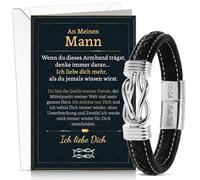 DPKOW Ich Liebe Dich Geschenke für Männer Valentinstag, Karte Männer für Männer Geburtstag Hochzeitstag Geschenk Ihn Liebesgeschenke Männer Ehemann Herren Weihnachten