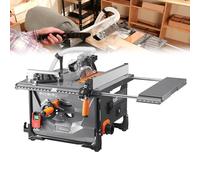 DPLWJPP Electric Mesa para Sierra Ingletadora Mesa Sierra Circular Adjustable Cutting Angle 98% Dust Absorption Rate Maximum Cutting Depth 6 Cm 2000w with 216mm Saw Blade