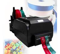 DPLWJPP Máquina Impresora Digital Cinta Raso,Impresora Cinta con Soporte Cinta,Resolución Impresión: 200 dpi,Velocidad 150 Mm/S,Compatible con Más 50 Idiomas,Doublerow