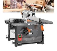 DPLWJPP Mini Sierra de Mesa 98% Dust Extraction Rate Mini Sierra Circular de Mesa Sierra Mesa Circular para Madera 2000w with 216mm Saw Blade Multi Material Cutting Blade