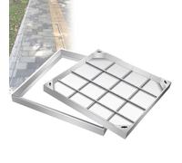 DPLWJPP Tapa Invisible para Alcantarillado H50mm Cubierta de Inspección de Canal de Drenaje Integrada Uso Residencial y Viviendas Empotrable y Pavimentable 700 * 700