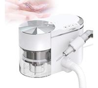 DPLXQPP Aspirador Profesional para Taladro De Uñas,Sistema 2-En-1 Completo,200w De Potencia,Cabezales Intercambiables,Diseño Ergonómico Abs, Nail Art Y Técnicos Dentales