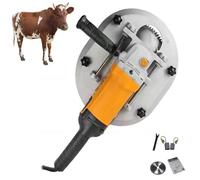 DPLXQPP Descornador Eléctrico para Ganado con Hoja De Repuesto,Herramienta para Extracción De Cuernos 1700w con Motor De Cobre Puro,8500 RPM,Doble Mango Ajustable,Herramienta para Corte De Cuernos