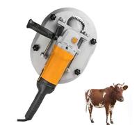 DPLXQPP Descornador Eléctrico Veterinario para Bovinos,Descornador Portátil con Interruptor De Doble Botón,Diseño a Dos Manos,Hoja Hss 85 Mm,Descornado De Animales De Granja