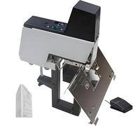 DPLXQPP Encuadernadora Automática a Caballete Profesional,Alta Capacidad De 210 Grapas para Encuadernación Rápida,Capacidad 2-30 Hojas,Presión Ajustable 1-9,con Pedal